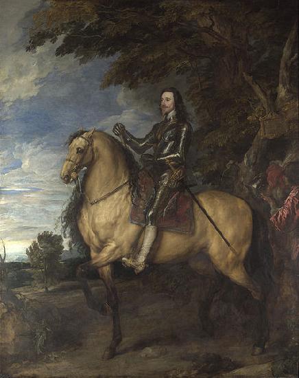Anthony Van Dyck Equestrian Portrait of Charles I oil painting image